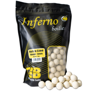 CARP INFERNO Boilies Nutra Line - Mango/Losos 1 kg 20 mm