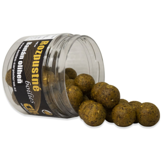 CARP INFERNO Rozpustné boilies Nutra Line Banán/Oliheň 300ml 20mm