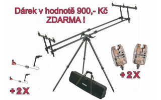 MIVARDI Stojan na pruty Tripod PREMIUM + 2x hlásič + 2x swinger ZDARMA!!!