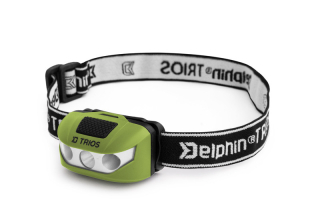 DELPHIN Čelová lampa TRIOS