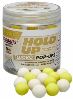 STARBAITS Plovoucí boilies HOLD UP Fermented Shrimp 14 mm / 80 g / fluo
