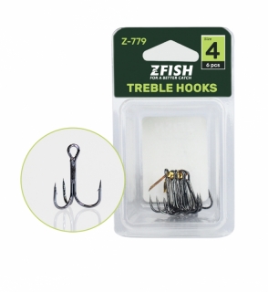 Zfish Trojháčky Treble Hooks Z-779 vel. 1