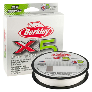 BERKLEY Šňůra X5 0,12 mm 12,1 kg 150 m crystal