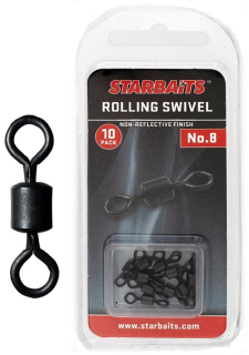 STARBAITS Obratlík - Rolling Swivel č.8 (10ks)