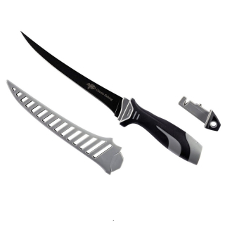 GIANTS FISHING FILETOVACÍ NŮŽ 7 FILLET KNIFE WITH SHARPENER ( EASY CLEAN SHEATH )
