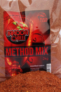 BLACK CARP Method mix Jahoda Chilli 2kg