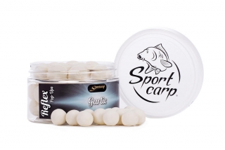 SPOTCARP Plovoucí boilies Reflex Garlic (česnek - bílá) 11 mm