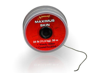 SPORTCARP ZTUŽENÁ ŠŇŮRKA MAXIMUS SKIN GRAVEL BROWN 25 lb 20 m (HNĚDÁ)
