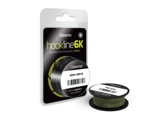 DELPHIN Návazcová šňůrka HOOKLINE 6K 35 lbs / 20 m / Grass
